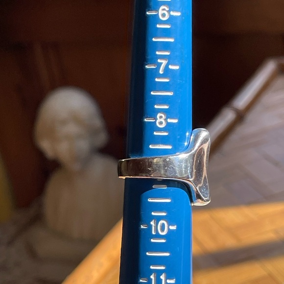 Robert Lee Morris 925 sterling silver Tablet ring - Picture 7 of 8